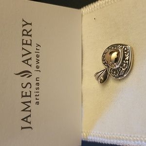 Retired Heart of Gold James Avery pendant
